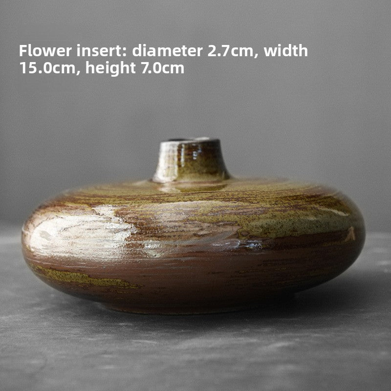 Black Pottery Ceramic Vases