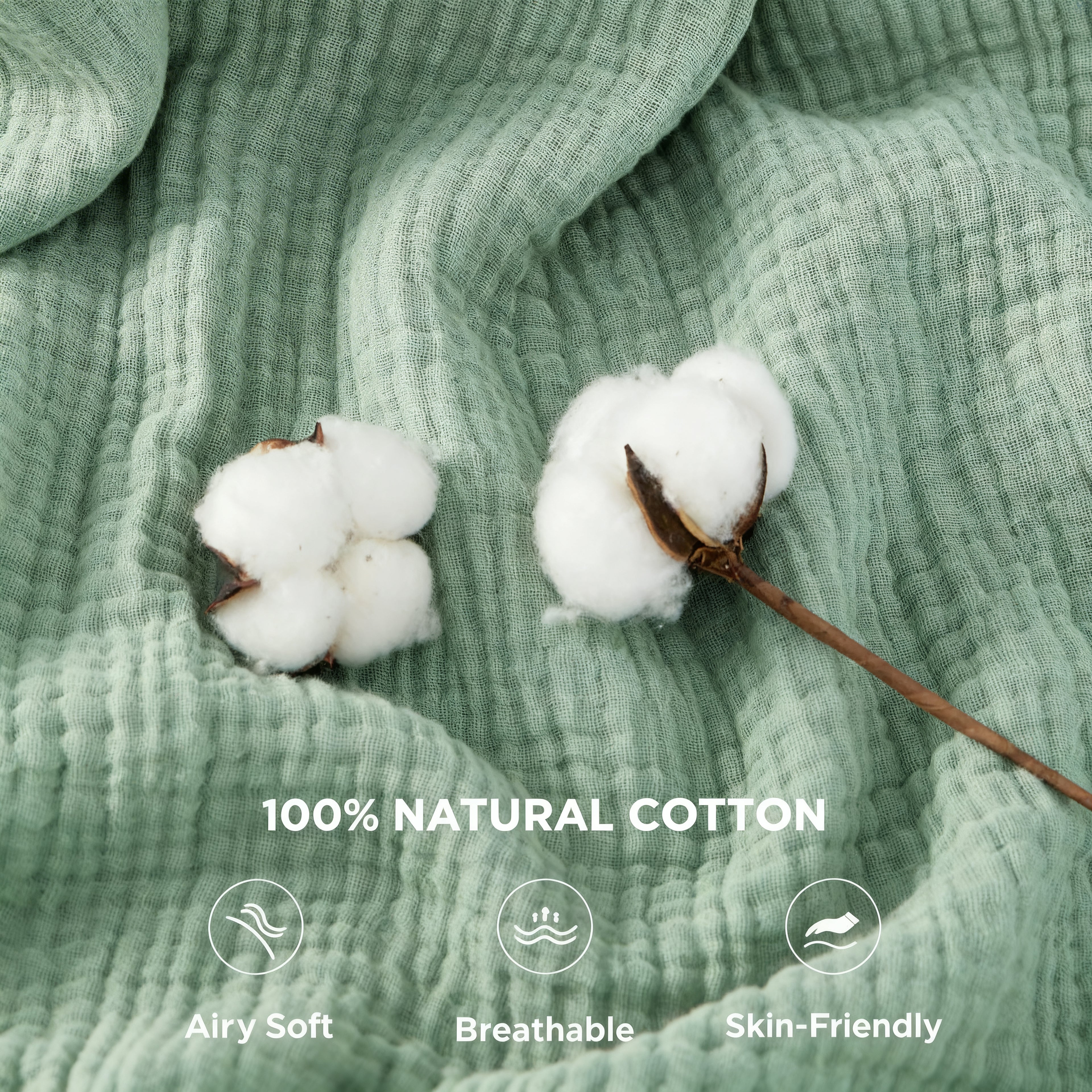 Delourne Pure Cotton Blanket