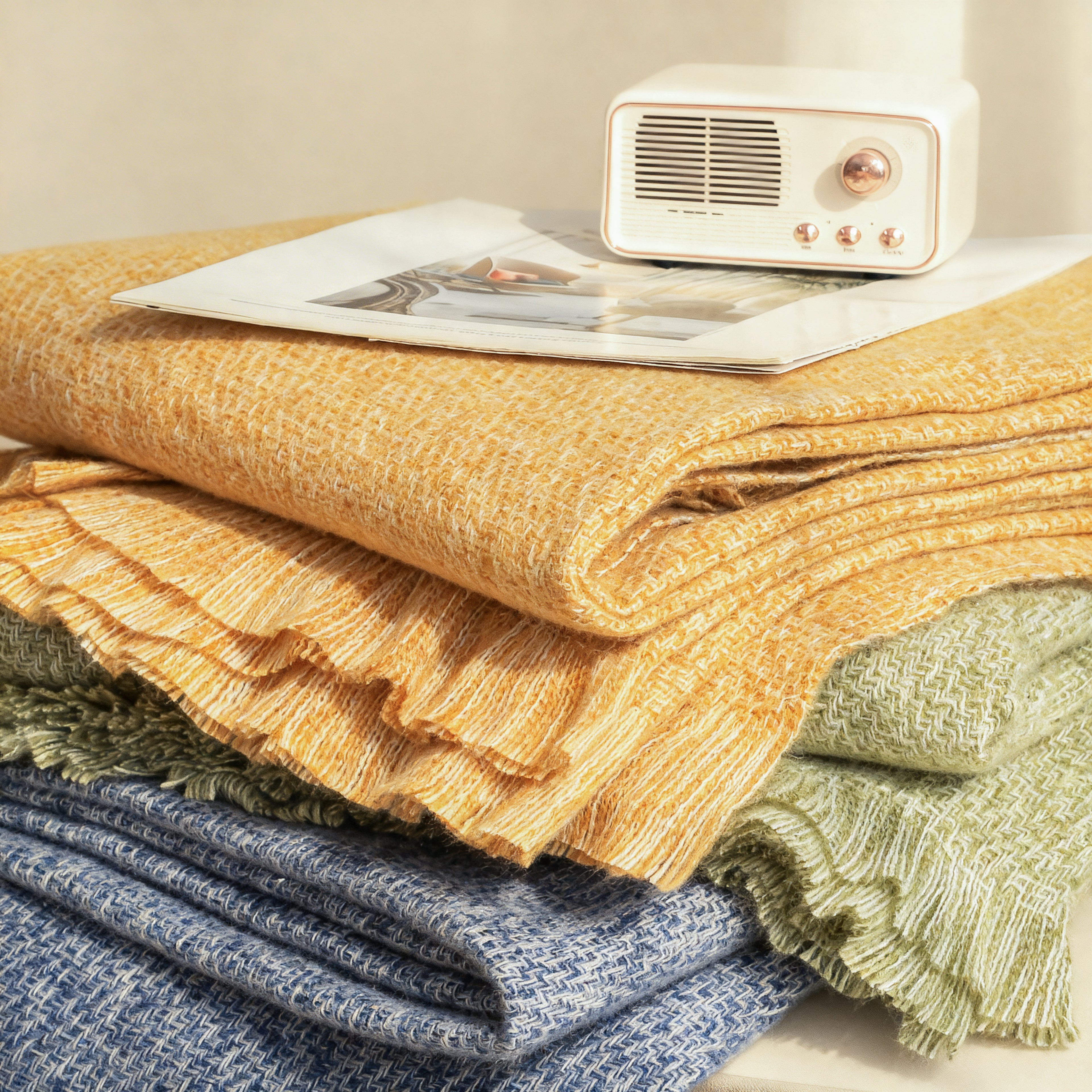 #2 Montclay Plaid Throw Blanket